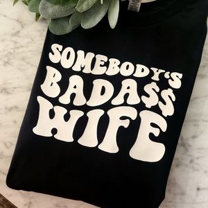 Wife shirt cute retro somebodys wife humor funny married popular